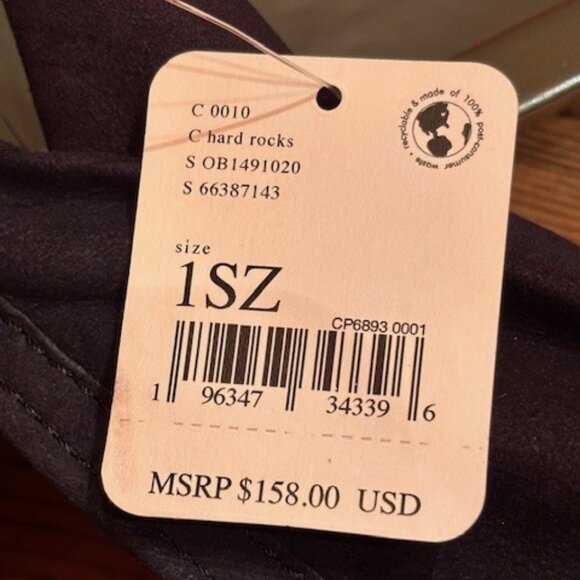 Free People Sun-Faded Hobo Bag ~ Black NEW WITH TAG - Picture 4 of 4